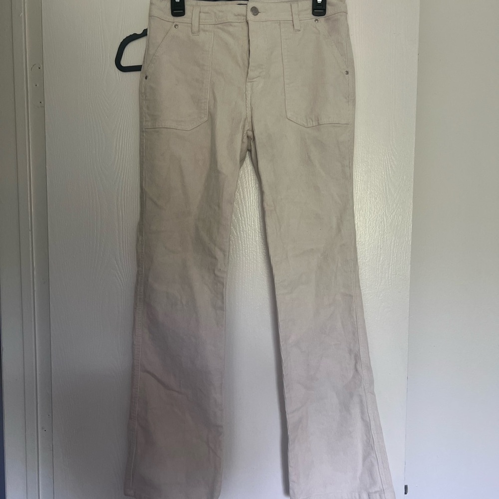 Stylish Cream Flared Pants